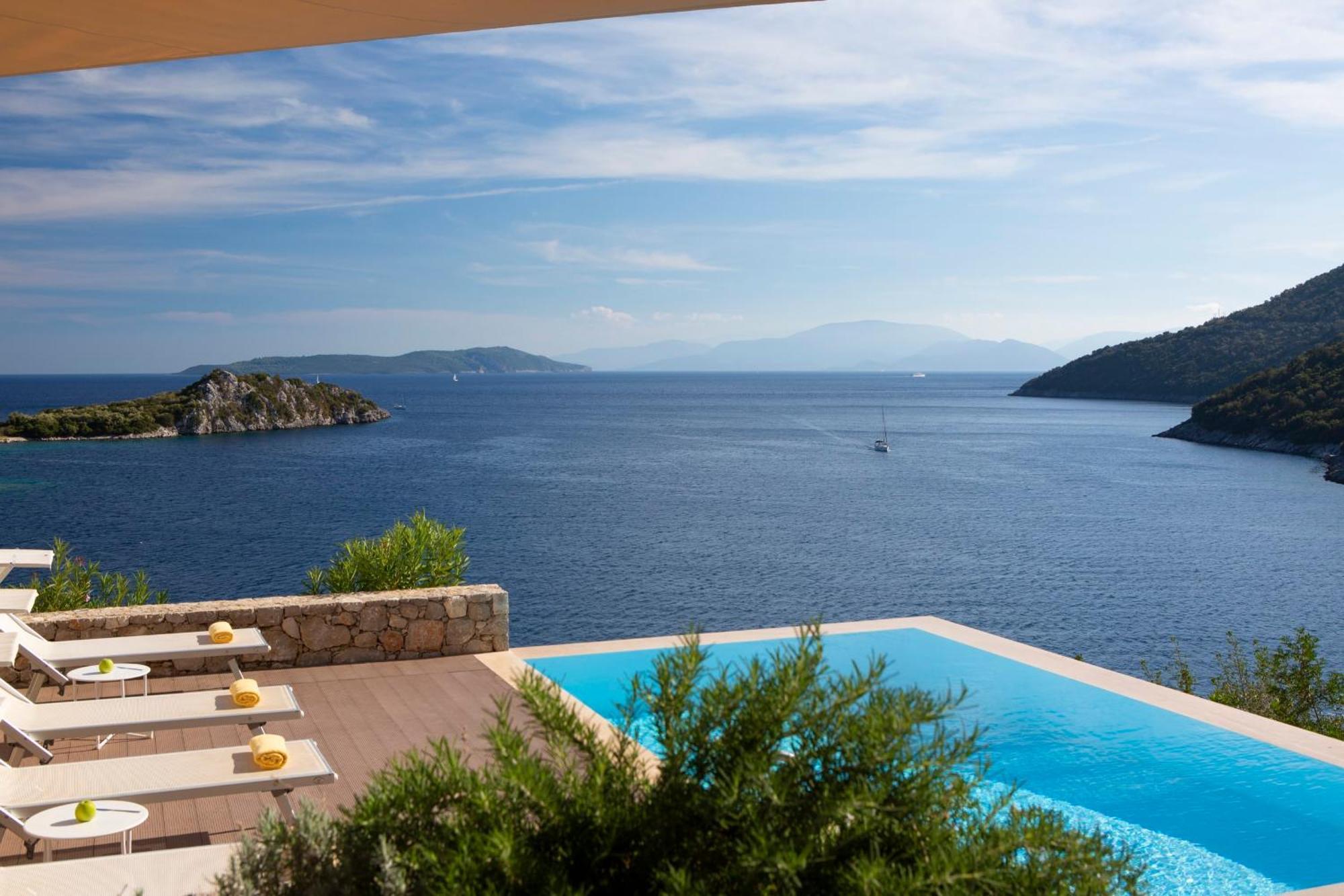 Villa Kalamos - Modern Villa In Sivota Bay With Direct Access To Sea Exterior foto