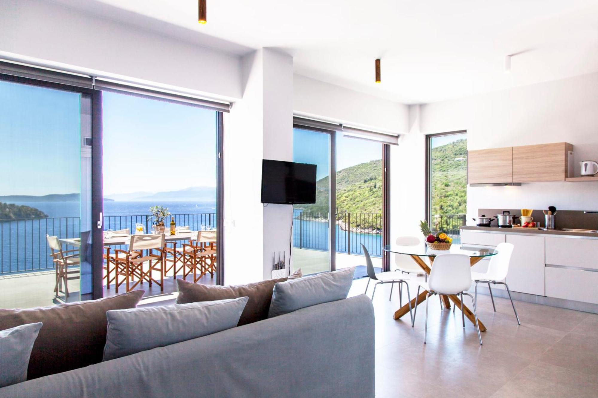 Villa Kalamos - Modern Villa In Sivota Bay With Direct Access To Sea Exterior foto